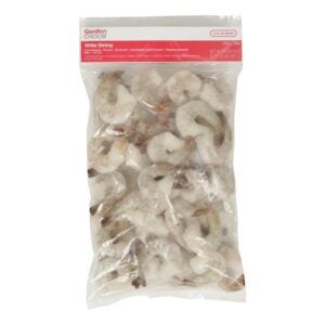 White Shrimp, Peeled & Deveined, Tail-On 21-25 ct. | Packaged