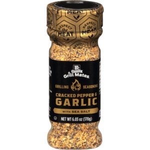 Cracked Pepper & Garlic Grilling Seasoning | Packaged
