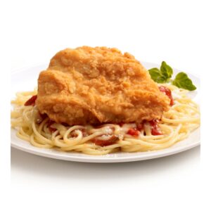 Chicken Breast Fillets Fritters, Cooked, NAE, 4 oz. | Styled