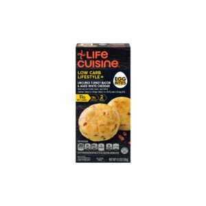 Life Cuisine Turkey Bacon White Cheddar | Packaged