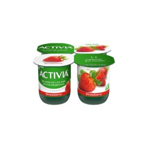 Dannon Activia Strawberry 4Pk 4oz | Packaged