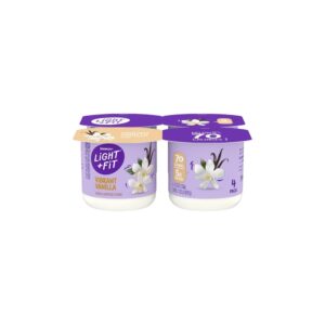 Dannon Light & Fit Vanilla 4Pk 5.3oz | Packaged