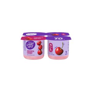 Dannon Light & Fit 5.3oz Cherry 4Pk | Packaged