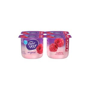 Dannon Light & Fit 5.3oz Raspberry 4Pk | Packaged