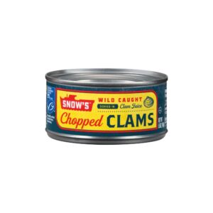 Snow's Chopped Clams 6.5oz | Packaged