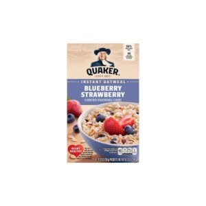 Quaker Blueberry Strawberry Instant Oatm | Packaged