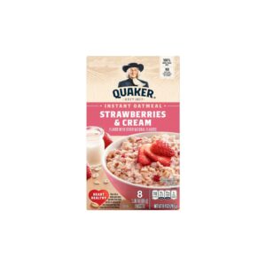 Quaker Strawberries & Cream Instant Oatm | Packaged