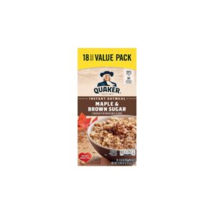 Quaker Maple & Brown Sugar Instant Oatme | Packaged