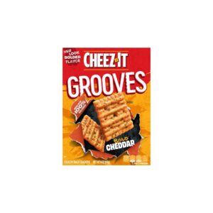 Bold Cheddar Grooves Crackers | Packaged