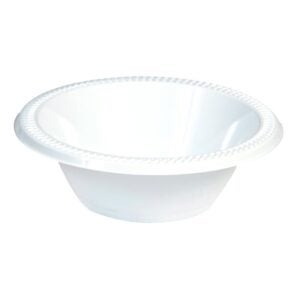 12 oz. White Plastic Bowls | Raw Item