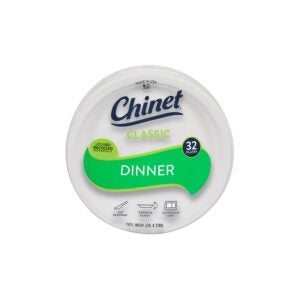 White Paper Dinner Plates | Packaged