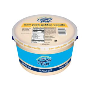 Golden Vanilla Ice Cream | Packaged