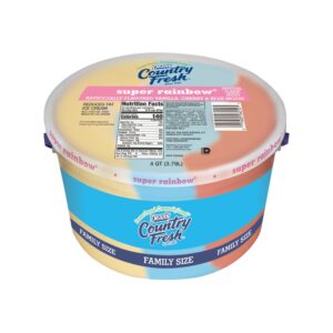 Super Rainbow Ice Cream | Packaged