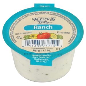 Ranch Dressing Cups | Packaged