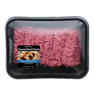Ground Beef Chuck Loaf, 80/20 | Packaged