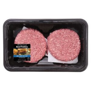 100% Pure Ground Beef Patties | Packaged