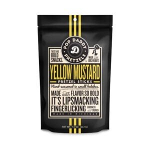 Yellow Mustard Pretzels | Packaged