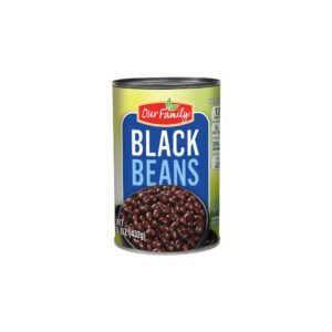 Our Family Black Beans 15oz | Packaged