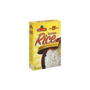 Our Family Instant White Rice 28oz | Packaged