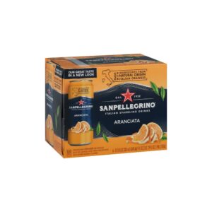 Pellegrino Aranciata Spark Water 6pk | Packaged