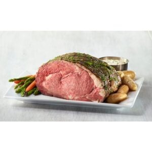 USDA Choice Prime Rib, Rare | Styled