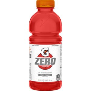 G Zero Fruit Punch Sports Drink | Packaged