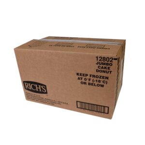 100-JUMBO CAKE DONUTS 3Z RICH'S | Corrugated Box