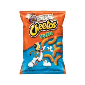 Family Size Jumbo Puffs Cheese Flavored Snacks | Packaged