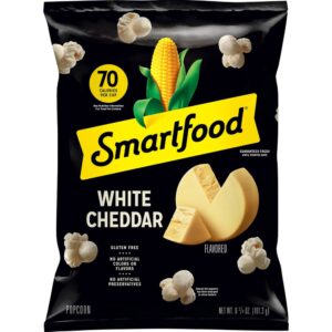 White Cheddar Flavored Popcorn | Packaged