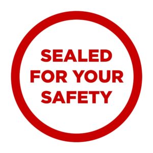 Sealed for Your Safety Stickers | Raw Item