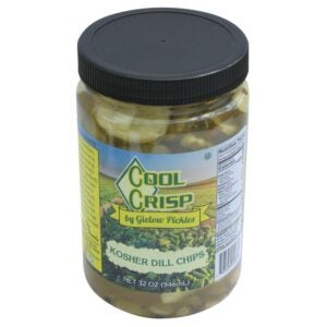 Kosher Dill Pickle Chips | Packaged