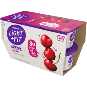 Light + Fit Greek Cherry Yogurt | Packaged