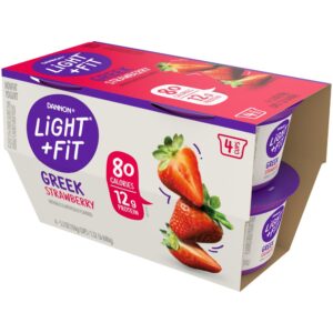 Light + Fit Greek Strawberry Yogurt | Packaged