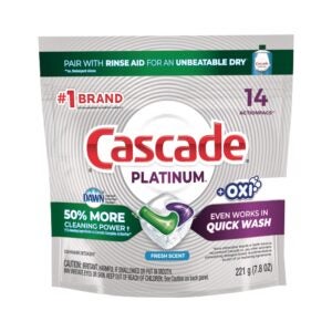 Cascade Platinum Fresh Scent Actionpacs | Packaged