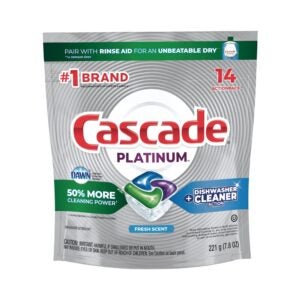 Cascade Platinum Fresh Sent Detergent Po | Packaged