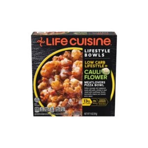 Life Cuisine Meat Lovers Cauliflower Piz | Packaged