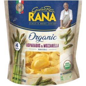 Organic Asparagus & Mozzarella Ravioli | Packaged