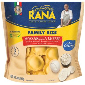 Mozzarella Cheese Ravioli | Packaged