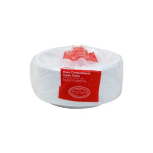 10 1/4" White Plastic Plates | Packaged