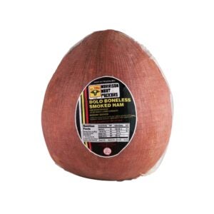 Water-Added Round Bolo Hams | Packaged