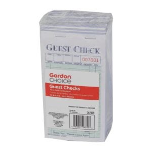 Carbonless Guest Checks | Packaged