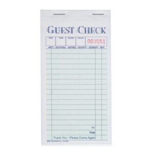 Carbonless Guest Checks | Raw Item