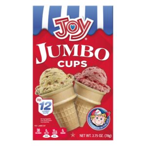 Jumbo Ice Cream Cones | Packaged