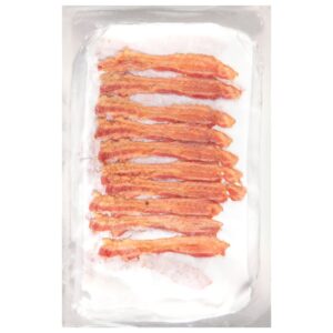 Laid Out Fully Cooked Bacon | Packaged