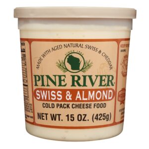 Pine River Swiss Almond Cheese Spread 15 | Packaged