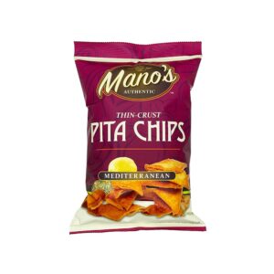 Mano's Mediterranean Pita Chips | Packaged