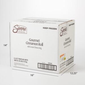 Cream Cheese Iced Cinnamon Rolls | Corrugated Box