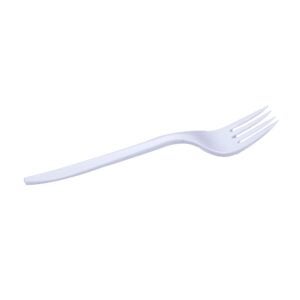 White Plastic Forks | Raw Item