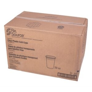 CUP PLAS CLD 20Z RPET 12-60CT RESC | Corrugated Box