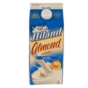 Hg Vanilla Almond Milk 64z- Hiland | Packaged